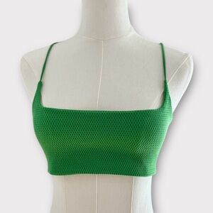 NWT Free People shuffle bra in green